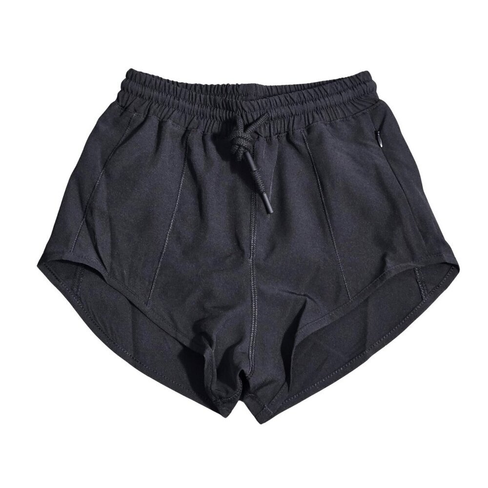 NWOT | Black Lightweight Performance Running Shorts with Zipper Pocket